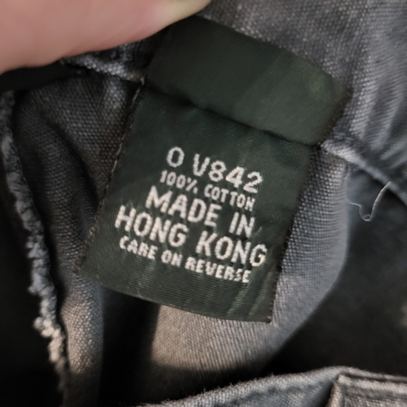 Vintage L.L. Bean Women's Outdoor Cotton Cargo Faded Black Shorts Size 20 - Picture 6 of 6